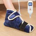 JOBYNA Ankle/Toe/Foot Warmer | Full Coverage Heated Foot Wrap |86-158℉ Continuous Setting| 10-90min Timer| Electric Heating Pad for Plantar Fasciitis Relief, Neuropathy Pain Relief for Foot(1 Pack)