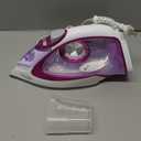 Steam Iron for Clothes, 1750W Iron with Rapid Heating, Non-Stick Ceramic Soleplate, Powerful Steam, Self-Cleaning, Auto-Off, Anti-Drip, 15.21oz Water Tank Ironing Clothes for Home, Purple