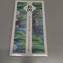 GenCrafts Watercolor Paint Palette 48 Premium Colors with Paper Pad - 2 Refillable Brush Pens - 15 Sheets of Water Color Paper