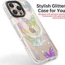Magnetic for iPhone 16 Pro Max Magsafe Case Cute - Durable Shockproof 6.6 ft Drop Impact Phone Case - Funny Diamond Butterfly Design for iPhone 16 Pro Max 6.9"
