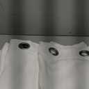 KOUFALL 52x92 Inch Length White Blackout Curtains for Bedroom