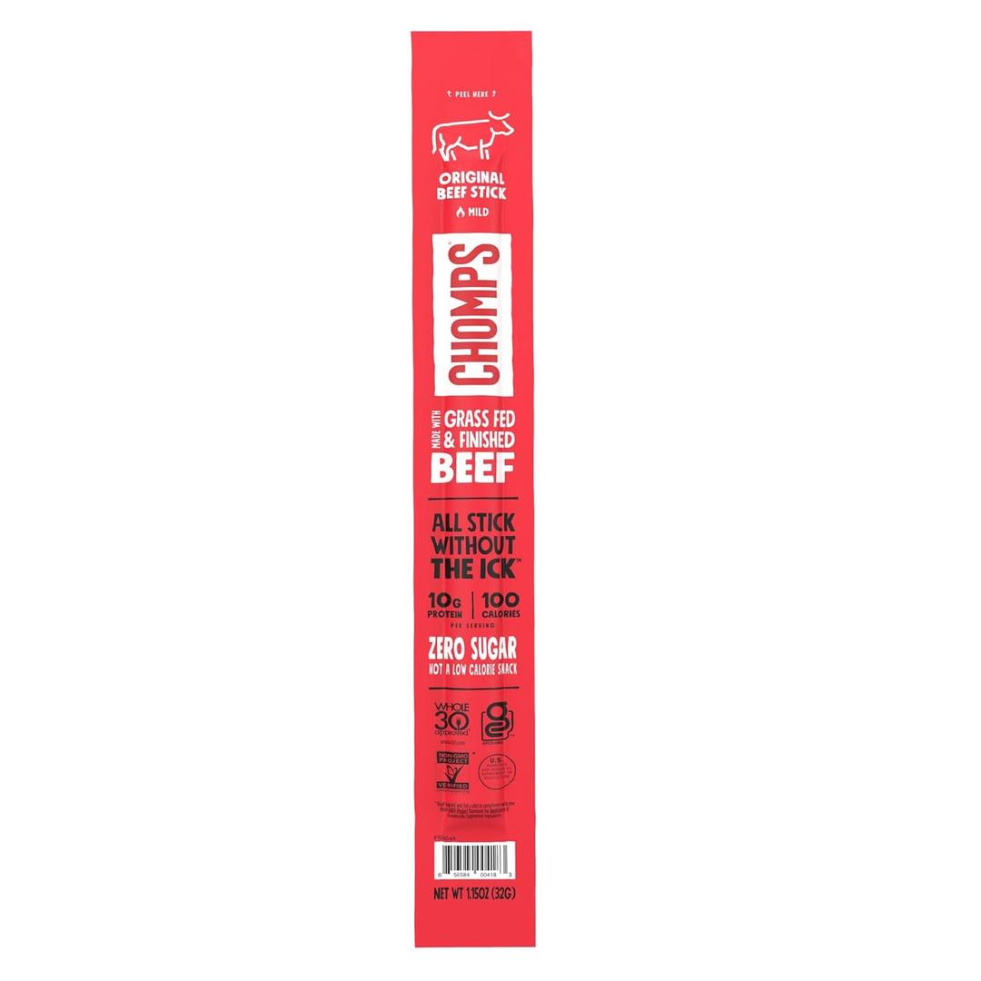 CHOMPS Original Beef Stick, 1.15 OZ, Exp Date 06-25-26 