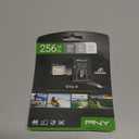 PNY 256GB Elite-X Class 10 U3 V30 microSDXC Flash Memory Card - 100MB/s, Class 10, U3, V30, A1, 4K UHD, Full HD, UHS-I, Micro SD