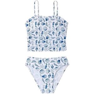 SOLY HUX Girl's Summer Swimwear Spaghetti Strap Tankini Set Cut High Waist Bathing Suits 12Y