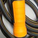 Garden Hose 25 ft x 5/8", NON-EXPANDING Flexible Water Hose, Kink Resistant Lightweight Hybrid Hose-Black Orange
