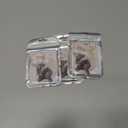 3 x Christmas Tree Decorations, Acrylic Animal Christmas Ornaments, Home Decoration, Party Decoration, Small Animals on The Moon (Elephant)