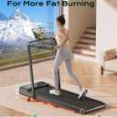 TREAFLOW Walking Pad,Treadmill with Incline for Home Office, 2.5HP Portable Under Desk Treadmill with 265 Lbs Capacity,Remote Control, Led Display