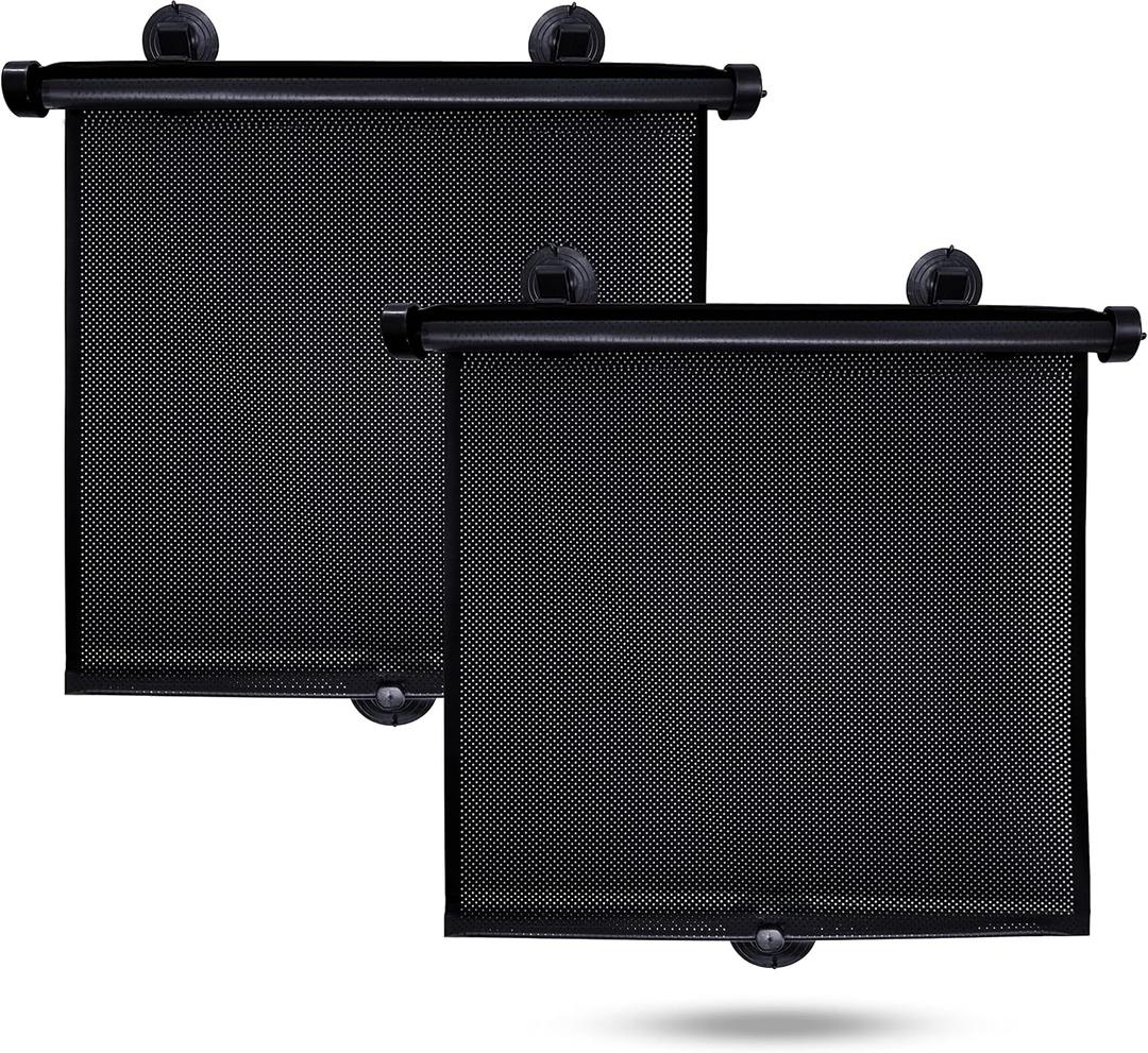 EcoNour Car Window Shades for Windows (2 Pack) | Shade Automotive Interior Sun Protection Large Offers Complete from UV Rays and Glare 18" x 20"
