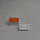 Amazon Basics Dual Smart Plug with Motion Sensor and Night Light, Works with Alexa Only, 2.4 GHz Wi-Fi, No Hub Required, 4.33 x 2.36 x 1.38 in, White