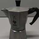 Bialetti Moka Express Iconic Italian Stovetop Espresso Maker (Natural Silver, 6 Cups)