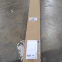 DEZ FURNISHINGS Cordless 2" Signature Faux Wood Blind, 70" W x 48" H, Dark Brown