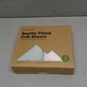 KeaBabies 2-Pack Organic Crib Sheets for Boys, Girls - 52x28 Fitted Crib Mattress Sheet Neutral, Breathable Jersey Cotton Cover for Baby Bed, Toddler Mattress, Soft & Cute Prints (Bunnies)