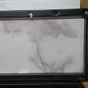 Masupu 70.9" Console Table with Power Outlet, Modern Narrow Long Sofa Table Behind Couch, Skinny Entry Table, Industrial Sofa Table with Metal Frame for Hallway, Living Room, White and Black