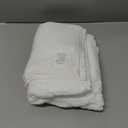 3 Pcs Embroidered Easter Hand Towels Cotton 14 x 30 Inch Happy Easter Bathroom Kitchen Bunny Decorative Dish Towel for Hand Drying Cleaning Cooking Housewarming Gift (White)