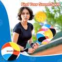 2 x niupipo Pickleball Paddles Set of 2/4, USAPA Approved Lightweight Pickleball Rackets, Durable Fiberglass Surface with Polypropylene Honeycomb Core, Cushion Grip and Carry Bag (1. Yellow & White)