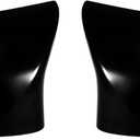 Side Mirror Caps Covers Compatible with BMW X5 F15, X6 F16, X3 F25, X4 F26 2014-2018, Door Rear View Mirror Cap Replacement Horn-style, Glossy Black (X3 F25, X4 F26, X5 F15, X6 F16 2014-2018, Glossy Black)