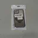 SMARTFOX Magnetic Kickstand Case for iPhone 13 with Glitter Lens Protector, Compatible with Magsafe, Luxury Bling Diamond Cover Glitter Rhinestone Phone Case Women (Black, for iPhone 13 6.1")