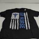 ER Nurse Emergency Room Nurse US flag vintage T-Shirt Large