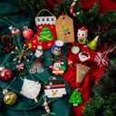 JOYIN 2025 Christmas Art & Craft Advent Calendar, 24 Days Christmas Countdown, Kids DIY Crafts with Children's Scissors Glue Lanyards Paint Watercolor Pens for Xmas Party Favor Gifts