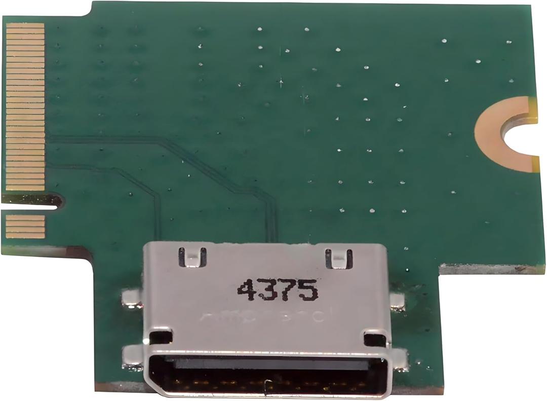 2230 PCI-E4.0 M.2 M-Key Male to Oculink SFF-8612 SFF-8611 Host Angled Type 90 Degree Adapter for NVME U.2 SSD eGPU External Graphics Card