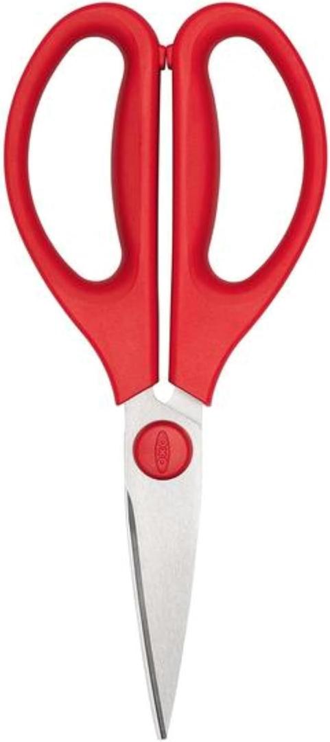 OXO Good Grips Kitchen Scissors | Stainless Steel Blades | Ideal for Kitchen or Office | Cuts Cardboard with Ease | Right or Left Handed