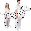 Couple Inflatable Dalmatian Costume for Adult Dog Halloween Blow Up Costumes 2025 New 2 Person Funny Dalmatian Costumes for Men Women Cosplay