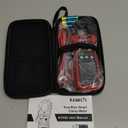 KAIWEETS Smart Digital Clamp Meter with D-Shaped Jaws, Clamp Multimeter with Inrush Current Function, Auto-ranging Amp Meter Built-in HD Color Screen, Measures AC/DC Current Voltage Temperature NCV (KC602)