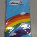 Future Life 24 pcs Rainbow Party Favor Paper Bags, 5.2 * 3.2 * 9.6 Inch, Food Safe Kraft Paper and Ink, Natural (Biodegradable), Vivid Colored,Give Away Bags.