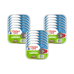 Chicken of the Sea Sardines in Olive Oil, 3.75 oz. Cans (Pack of 18), Wild Caught Canned Sardines, Packaging May Vary, BB Date:02/04/2030