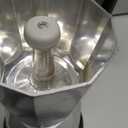 Coffee Pot 6 Cup Electric Espresso Coffee Maker Italian Moka Maker 300ml Portable Aluminum Espresso Machine Cafetera Moka Pot with Detachable Base, Gift for Home Travel (Silver)