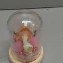 QUELIEN Mushroom Lamp in Glass Dome,Mushroom Gifts for Women - Warm White LED Night Light for Bedroom Decor,Unique Gifts for Women, Housewarming Birthday Christmas Decorations (Red)