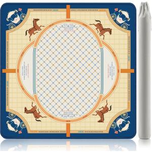 American Mahjong Mat 31.5"x31.5", 3mm Thick Non-Slip Rubber Mat