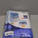 Pack of 4, 50 Pieces Super Jumbo Vacuum Storage Bags for Storage Organization, size 51"x47" 