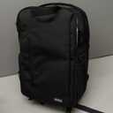 CADeN DSLR Camera Backpack Bag Waterproof Anti Theft with 15.6 inch Laptop Compartment, USB Charging Port, Tripod Holder, Rain Cover, Inner Case, Compatible for Sony Canon Nikon Olympus Black (L5 Generation 3 Black)