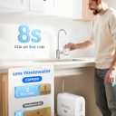 Waterdrop G2P600 Reverse Osmosis System, TDS Reduction, 7 Stage Water Filtration, NSF/ANSI 372 Certified, 600 GPD Tankless RO Water Filter System, Under Sink, 2:1 Pure to Drain