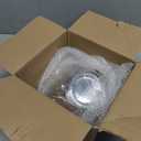 Bestluck 12pack Clear Plastic Serving Bowls for Party,20oz Disposable Serving Bowl,Angled Bowls for Wedding Party Chip, Candy, Salad,Fruit