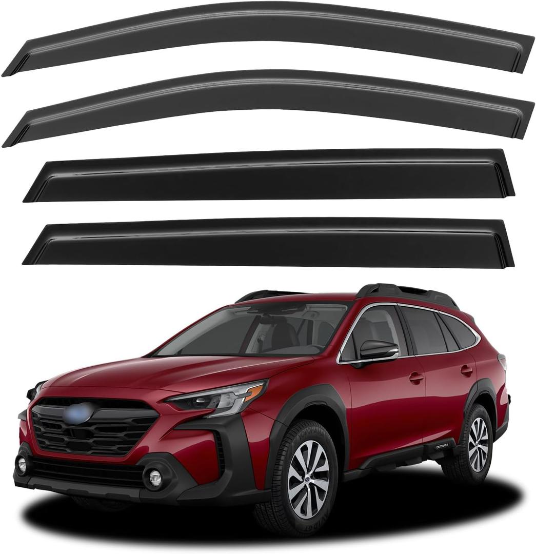 Window Visors Rain Guards Shield for 2020 2021 2022 2023 2024 2025 Subaru Outback, Out-Channel Window Vent Wind Deflectors Visors Shades for 20-25 Outback