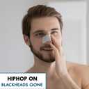Hiphop Skincare Charcoal Nose Strips For Men Blackhead Remover 6 Strips