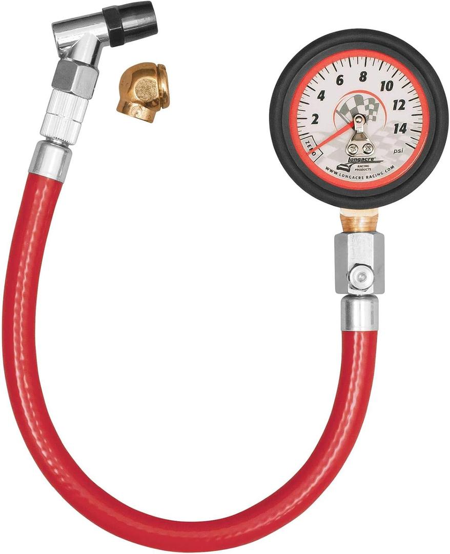 Longacre 52-52034 0-15 PSI Tire Pressure Gauge, 2 Inch