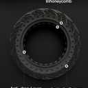 stio Solid Rubber Tire 10x2.5 inch for Segway Ninebot MAX G30 G30P G30LP/Hiboy S2 MAX,Dual Shock Absorption Honeycomb Explosion-Proof Front/Rear Tire 2PCS