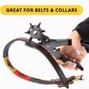 General Tools Leather Hole Punch Tool - 6 Multi-Hole Sizes for Leather, Rubber, & Plastic - Hobbies & Crafts 8.5 inches