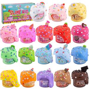 LAWOHO 18 Pack Slimes, Slime Kids, Cloud Butter Fluffy Slime kit for Girls Ages 8-12,Toys for Girls and Boys,for Kids Slime Set Party kit Goodie Bag Stuffers,Classroom Reward, Party Supplies