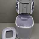 Litter Genie Style Pail Cat Litter Box Waste Disposal System for Odor Control Includes 1 Square Refill Bag