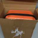 EVA Hard Case with Customizable Foam 11 x 7.8 x 4.3 Inch Protective EVA Carrying Case Shockproof Outdoor for Camera, Digital Products, Electronic Instruments with Knife, Orange