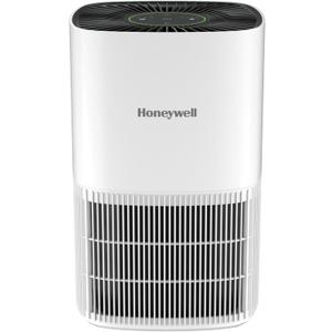 Honeywell Allergen Plus Compact HEPA Small Room Air Purifiers for Home, Up to 530 Ft Coverage, 3-in-1 Filter, Pet Dander, Smoke & Odor Reducer Air Quality Sensor with Auto Mode, White, HPA125W