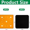 2 Pack 13" Square Planter Insert, Reusable Large Plant Pots Insert with Liner, Plastic Planter Pot Fillers for Indoor and Outdoor 16''-19'' Plants Containers