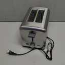 bella Stainless Steel 2 Slice Toaster with Extra Wide Slots & Removable Crumb Tray, 6 Browning Options, Auto Shut Off & Reheat Function, Toast Bread, Bagel & Waffle