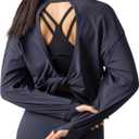 Colorfulkoala Long Sleeve Shirts for Women Oversized Crew Neck Tops Casual Workout Fashion T-Shirts