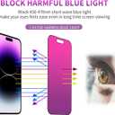 Privacy Screen Protector for iPhone Air Tempered Glass [2 Pack] Gradient Anti Spy Private Film Accessories Anti Blue Light 9H Hardness Easy Installation Bubble Free Case Friendly [6.5inch]