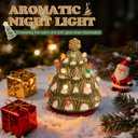 SALKING Christmas Wax Melt Warmer, Christmas Tree Electric Wax Warmer for Scented Wax, Holiday Decor Wax Melter Winter Fragrance Warmer for Aromatherapy, Candle Wax Warmer Oil Burner